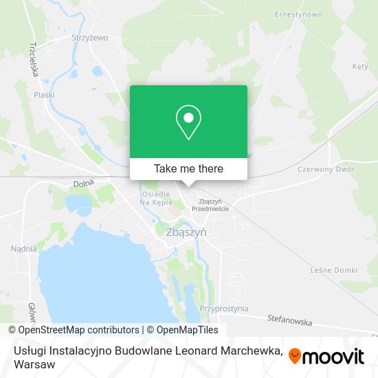 Usługi Instalacyjno Budowlane Leonard Marchewka map