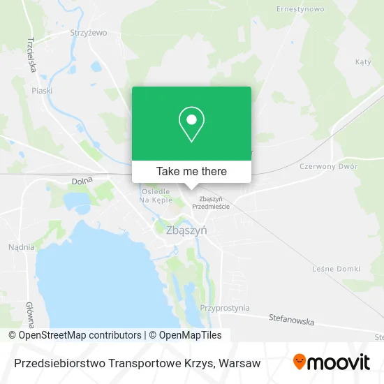 Карта Przedsiebiorstwo Transportowe Krzys