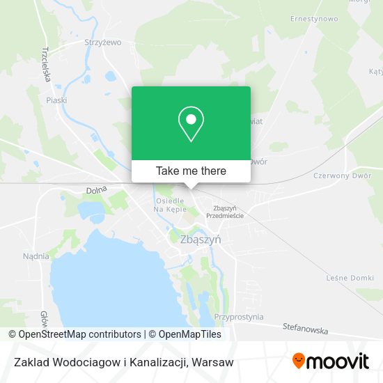 Zaklad Wodociagow i Kanalizacji map