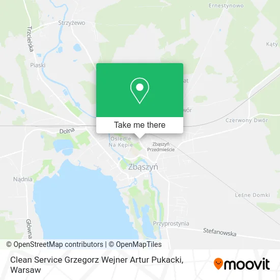 Карта Clean Service Grzegorz Wejner Artur Pukacki