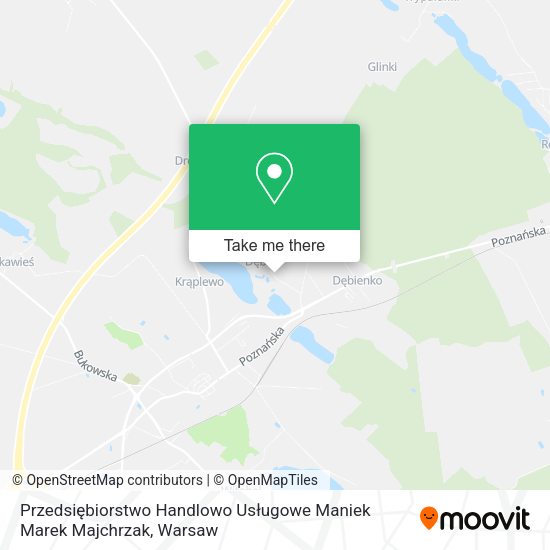 Przedsiębiorstwo Handlowo Usługowe Maniek Marek Majchrzak map