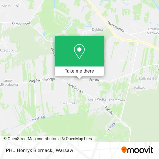 PHU Henryk Biernacki map