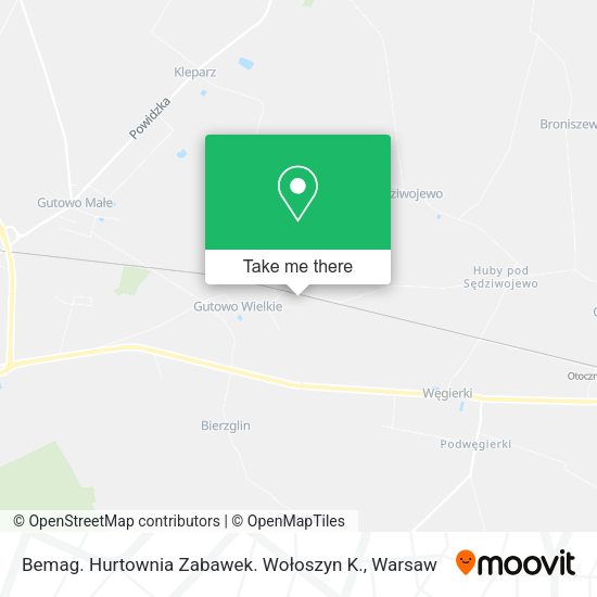 Bemag. Hurtownia Zabawek. Wołoszyn K. map