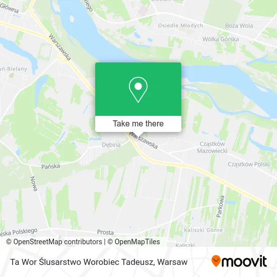 Ta Wor Ślusarstwo Worobiec Tadeusz map
