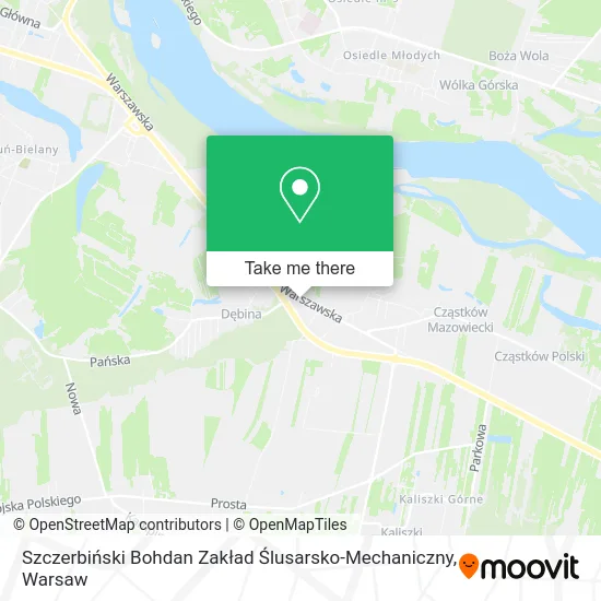 Карта Szczerbiński Bohdan Zakład Ślusarsko-Mechaniczny