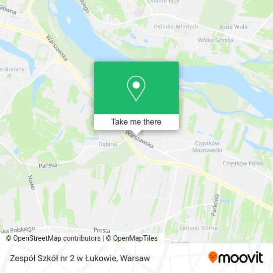 Карта Zespół Szkół nr 2 w Łukowie