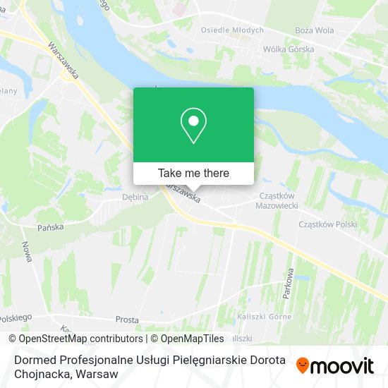 Dormed Profesjonalne Usługi Pielęgniarskie Dorota Chojnacka map