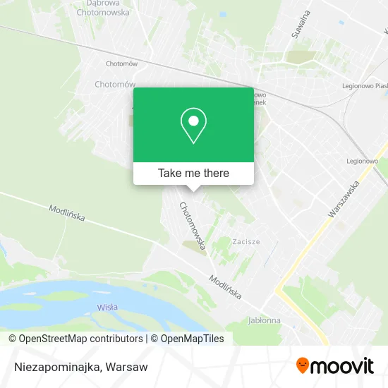 Niezapominajka map