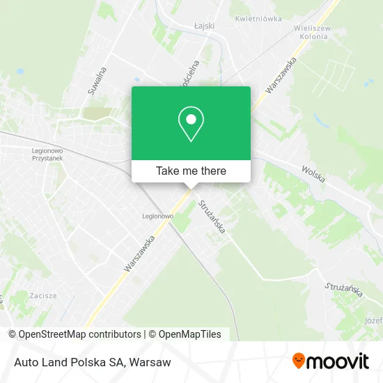 Auto Land Polska SA map