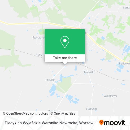 Piecyk na Wyjeździe Weronika Nawrocka map