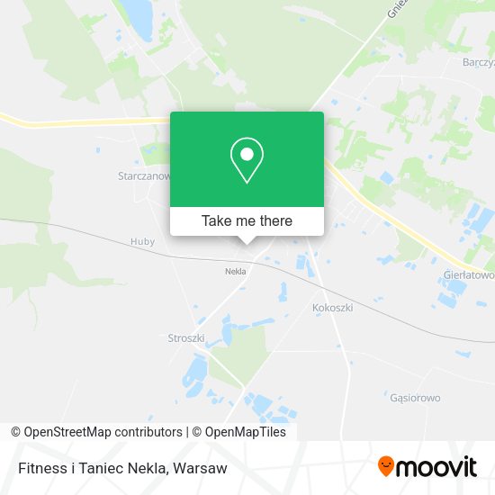 Fitness i Taniec Nekla map