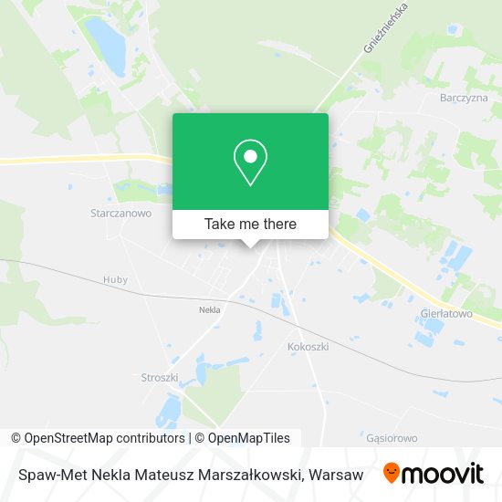 Spaw-Met Nekla Mateusz Marszałkowski map