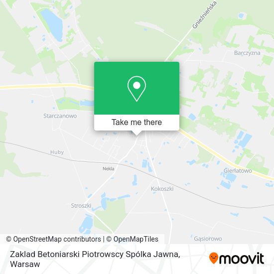 Zaklad Betoniarski Piotrowscy Spólka Jawna map