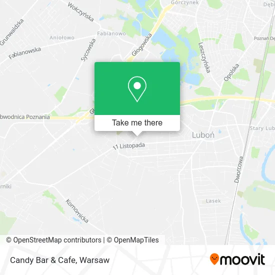 Candy Bar & Cafe map