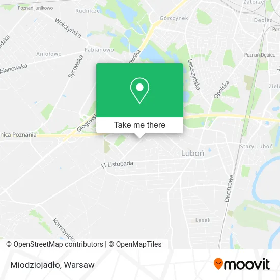 Miodziojadło map