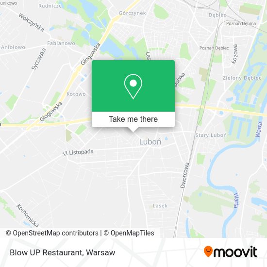 Blow UP Restaurant map