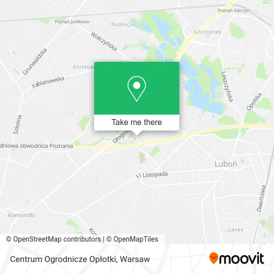 Карта Centrum Ogrodnicze Opłotki