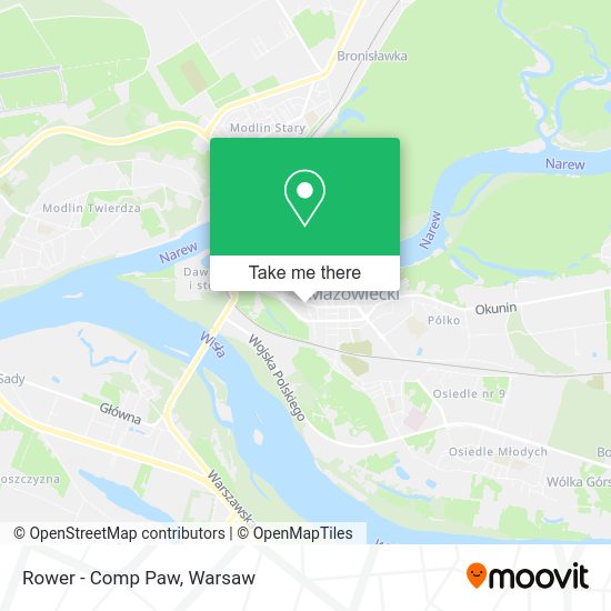 Rower - Comp Paw map