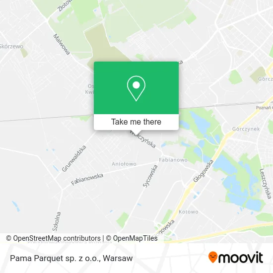 Pama Parquet sp. z o.o. map