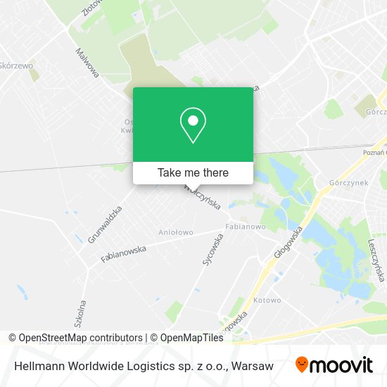 Hellmann Worldwide Logistics sp. z o.o. map