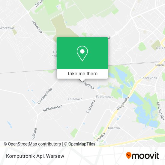 Komputronik Api map