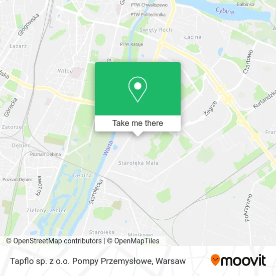 Карта Tapflo sp. z o.o. Pompy Przemysłowe