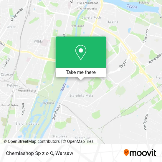 Карта Chemiashop Sp z o O