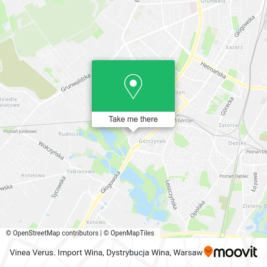 Vinea Verus. Import Wina, Dystrybucja Wina map