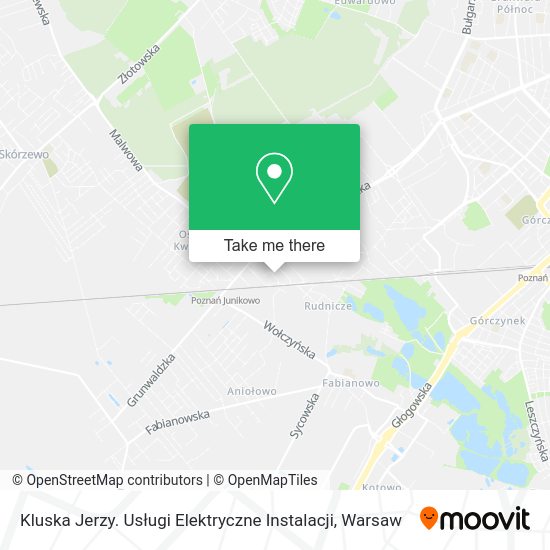 Kluska Jerzy. Usługi Elektryczne Instalacji map