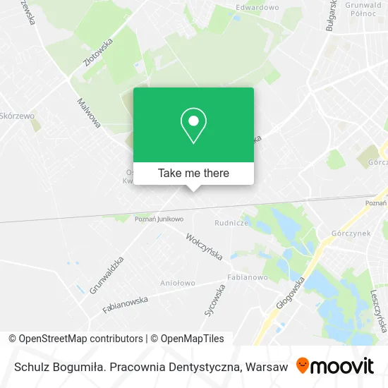Schulz Bogumiła. Pracownia Dentystyczna map