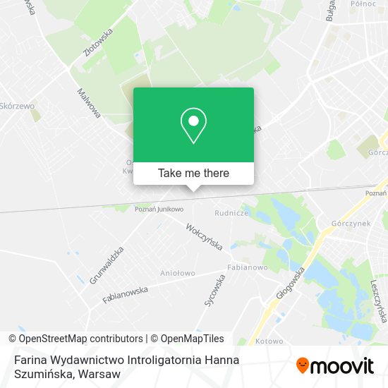 Farina Wydawnictwo Introligatornia Hanna Szumińska map