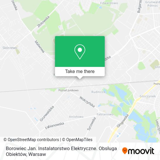 Borowiec Jan. Instalatorstwo Elektryczne. Obsługa Obiektów map