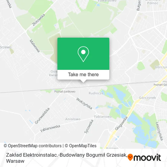 Zakład Elektroinstalac.-Budowlany Bogumił Grzesiak map
