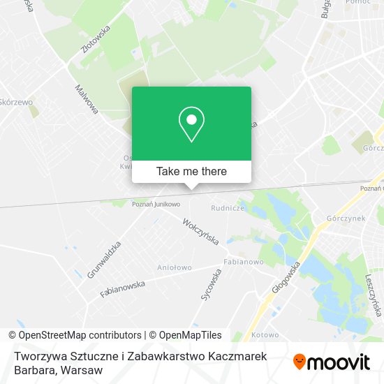 Tworzywa Sztuczne i Zabawkarstwo Kaczmarek Barbara map