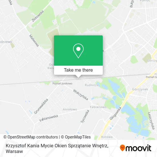 Krzysztof Kania Mycie Okien Sprzątanie Wnętrz map