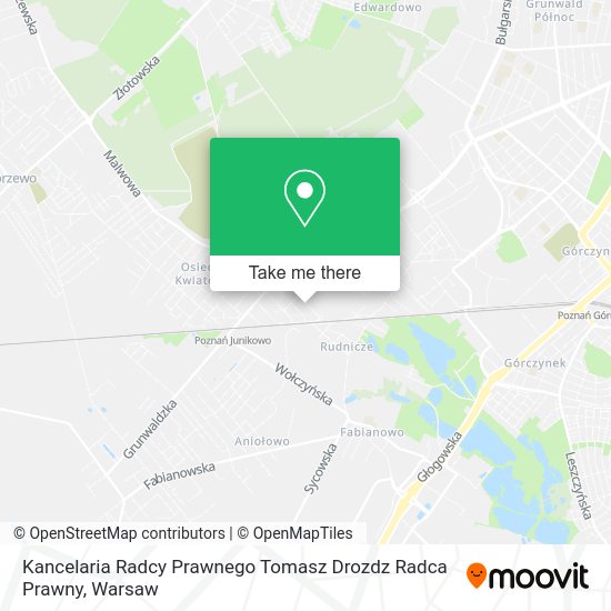 Kancelaria Radcy Prawnego Tomasz Drozdz Radca Prawny map