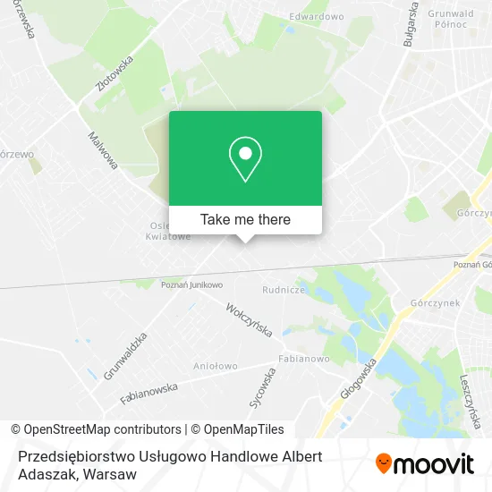 Przedsiębiorstwo Usługowo Handlowe Albert Adaszak map