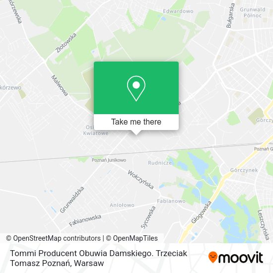 Tommi Producent Obuwia Damskiego. Trzeciak Tomasz Poznań map