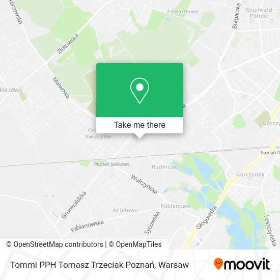 Tommi PPH Tomasz Trzeciak Poznań map