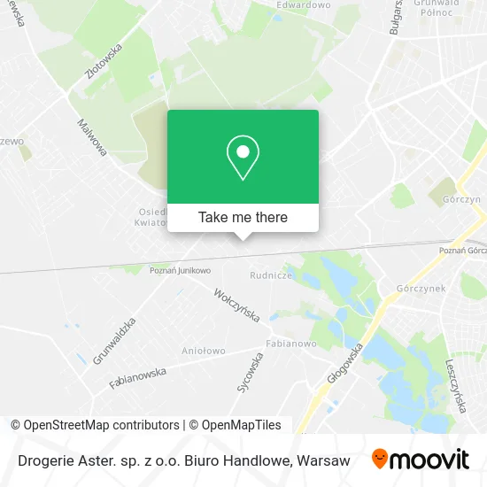 Drogerie Aster. sp. z o.o. Biuro Handlowe map
