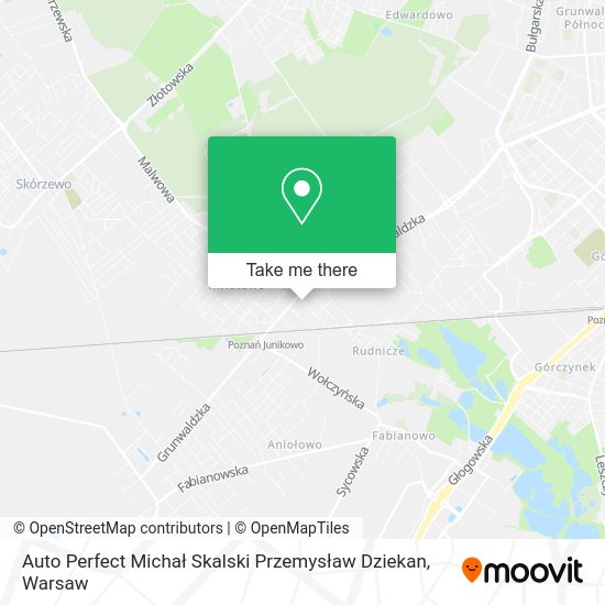 Auto Perfect Michał Skalski Przemysław Dziekan map