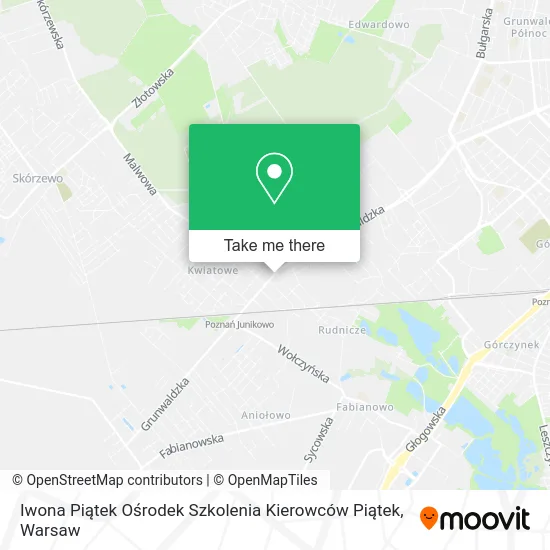 Карта Iwona Piątek Ośrodek Szkolenia Kierowców Piątek