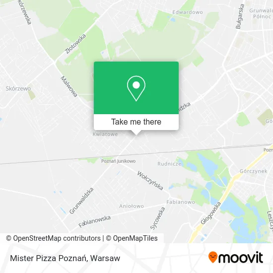 Карта Mister Pizza Poznań