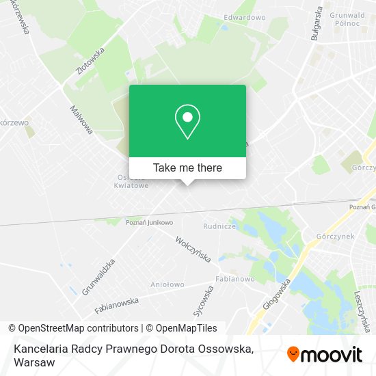 Kancelaria Radcy Prawnego Dorota Ossowska map