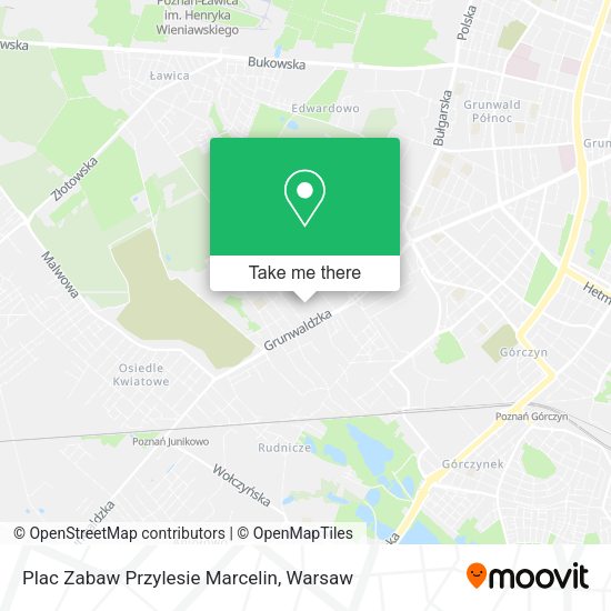 Plac Zabaw Przylesie Marcelin map