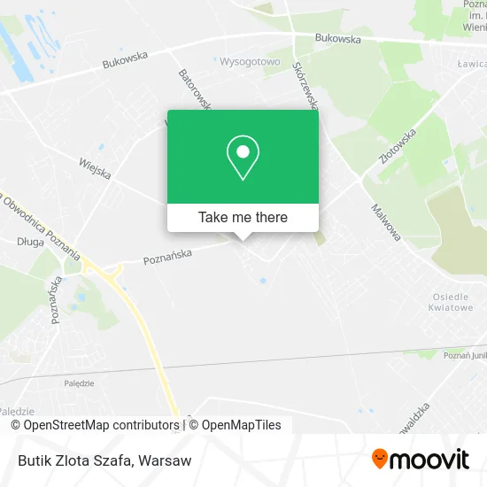 Butik Zlota Szafa map