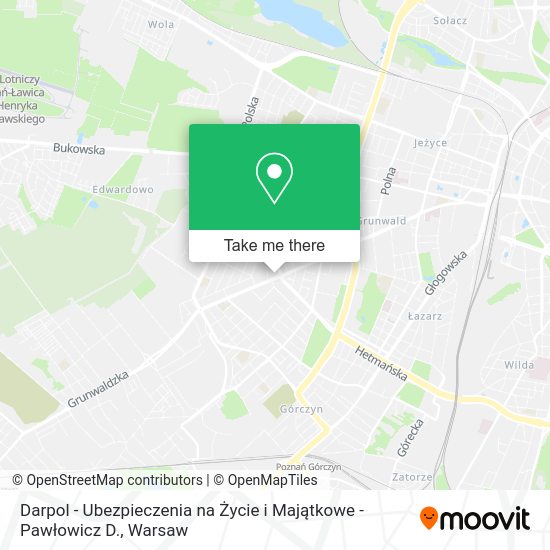 Darpol - Ubezpieczenia na Życie i Majątkowe - Pawłowicz D. map