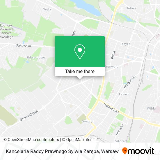 Kancelaria Radcy Prawnego Sylwia Zaręba map