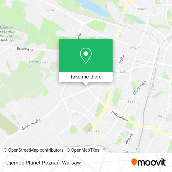 Djembe Planet Poznań map