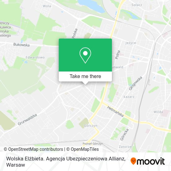 Wolska Elżbieta. Agencja Ubezpieczeniowa Allianz map